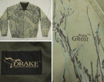 Vintage Drake Camo Jacket Grey Prairie 