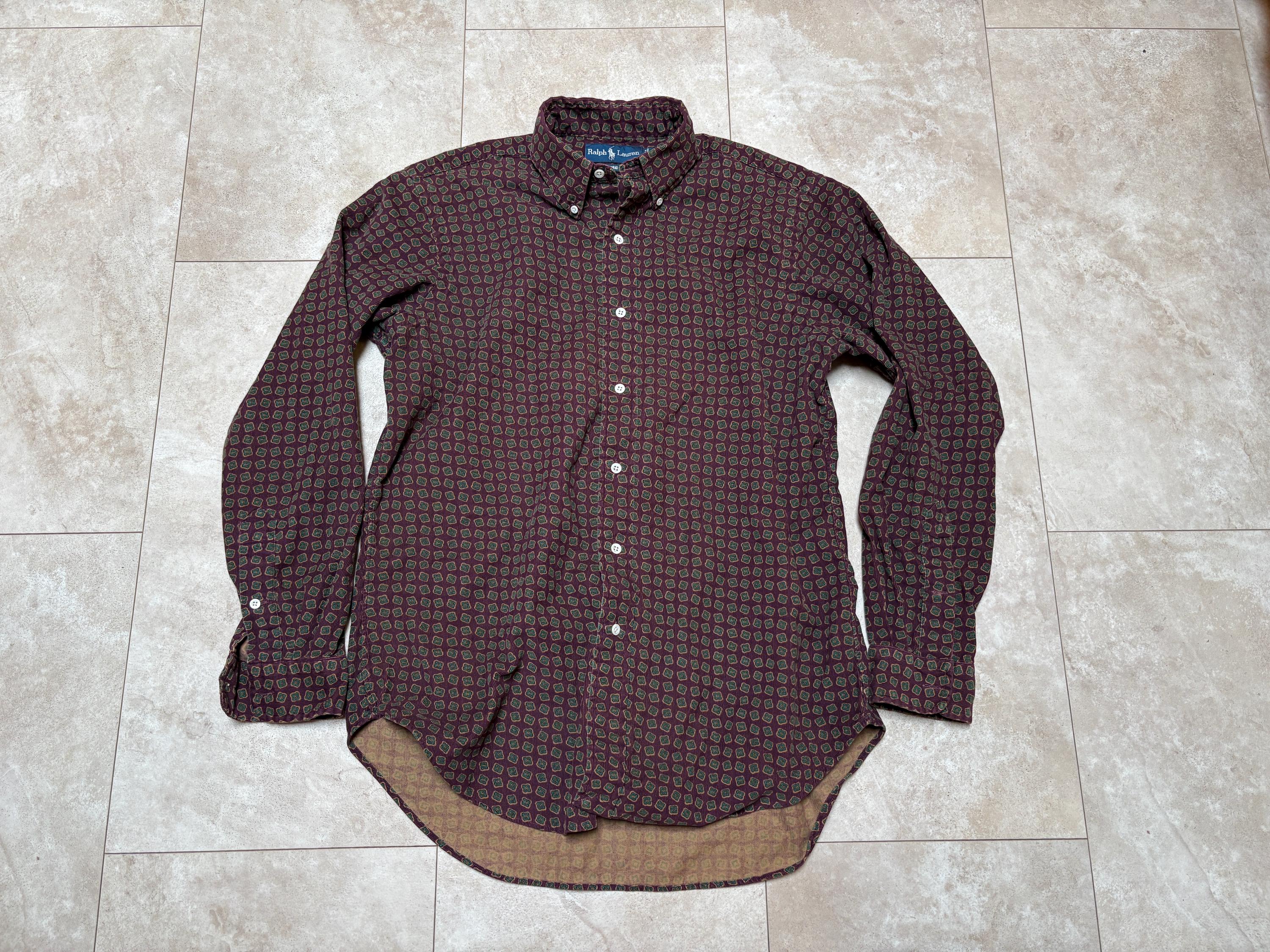 Print Corduroy Shirt - Etsy