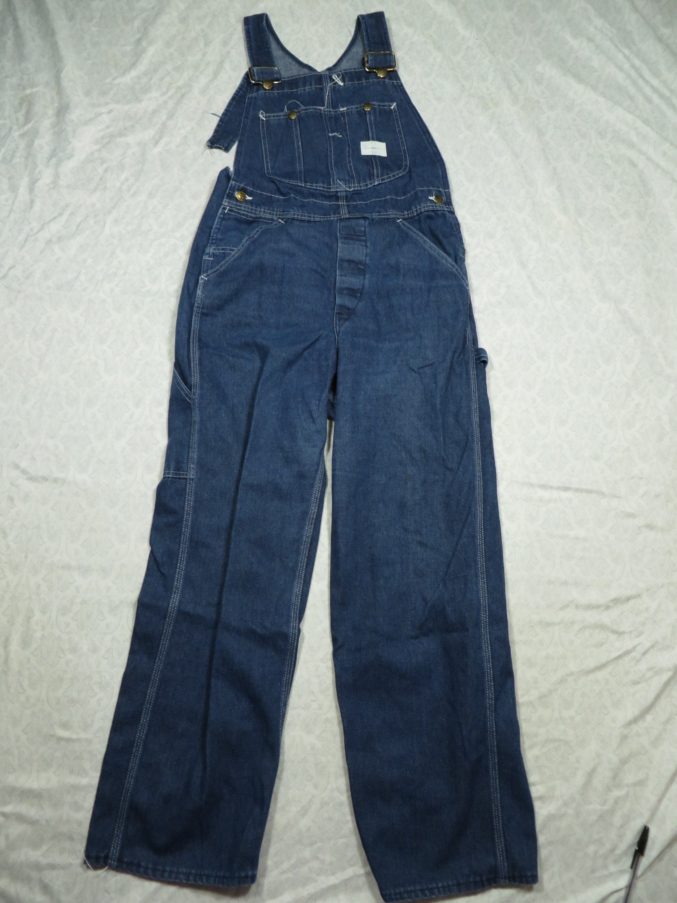 Vintage Sears Overalls: Blue Denim Tradewear, Men's Medium (30x30