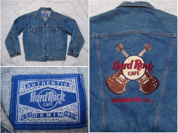 Vintage Hard Rock Cafe Denim Jacket Washington DC