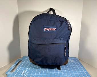 JanSport リュック バックパック 90s 希少 1990年代のヴィンテージ、紫の刺繍入りジャンスポーツバックパック