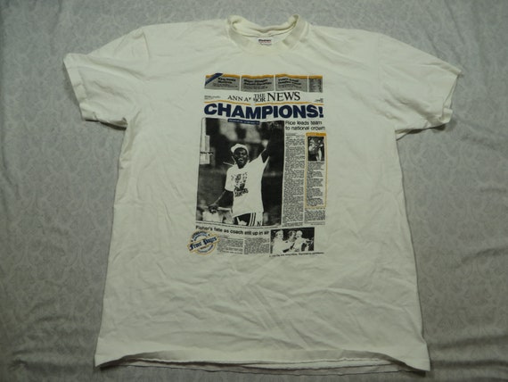 Vintage Michigan Tee Shirt 1989 National Champion… - image 2