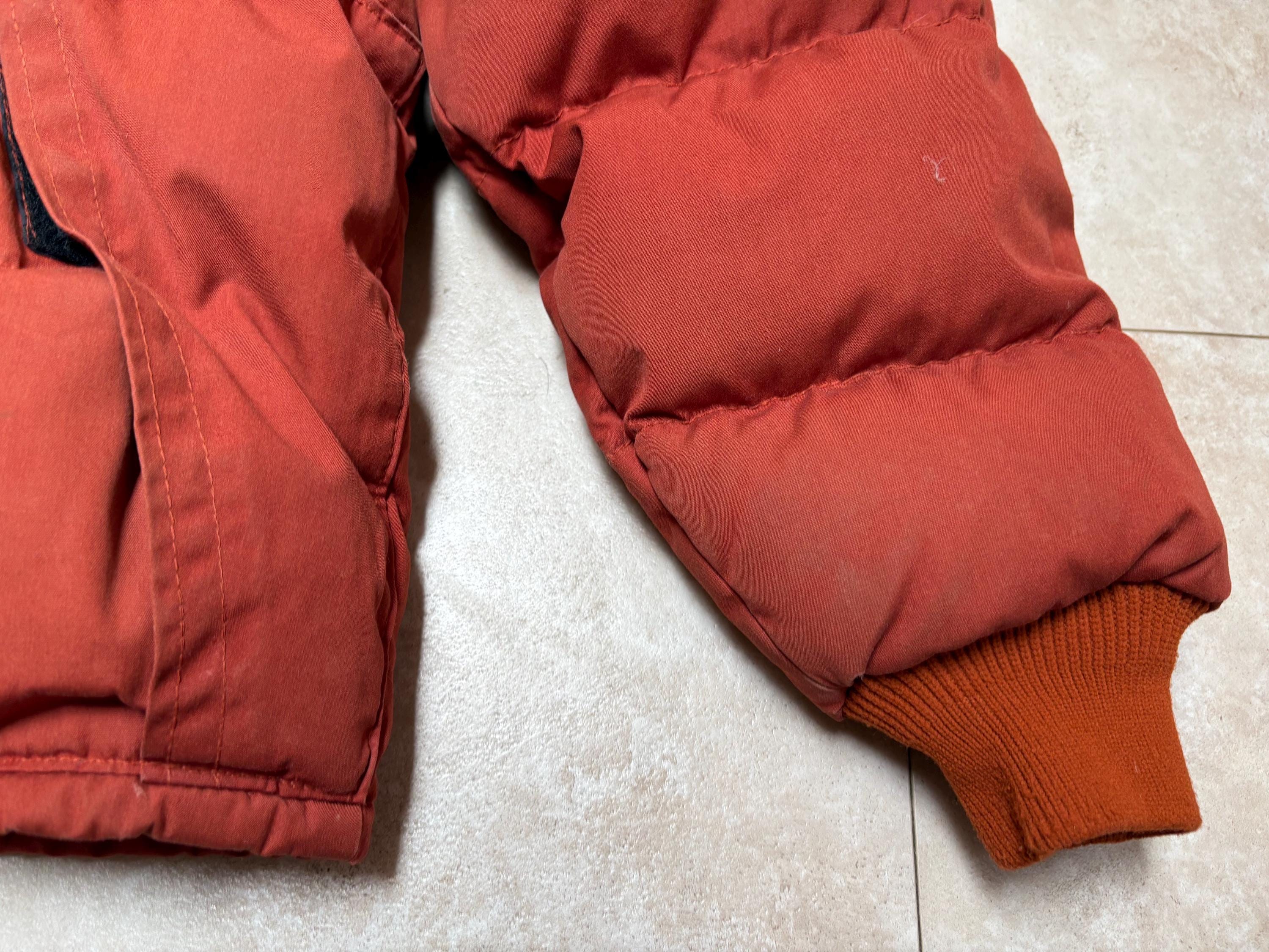 Vintage Frostline Goose Down Puffer Jacket: Red 80s Men's