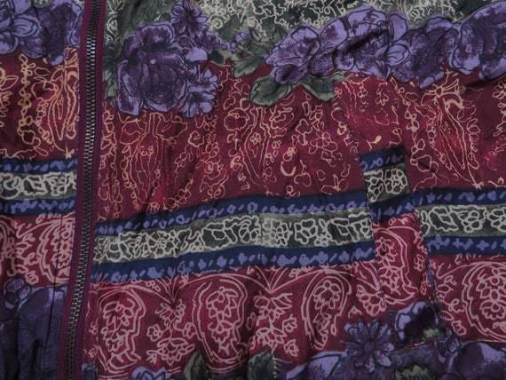 Vintage Robert Stock Jacket Silk Bomber Designer … - image 3