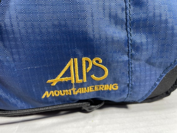 Vintage Alps Mountaineering Fanny Pack Blue Black… - image 4