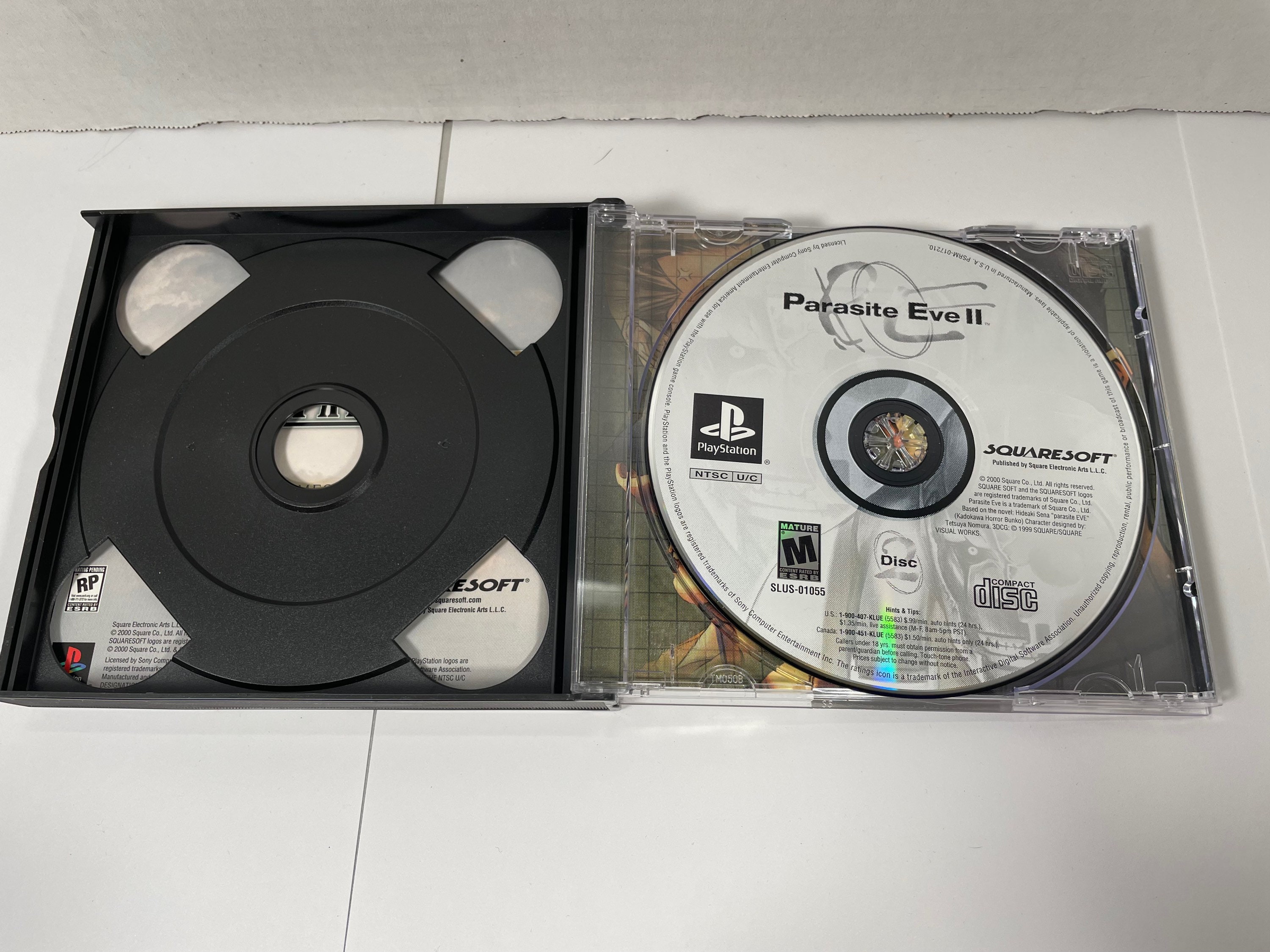 Parasite Eve II PS1 Game Playstation Rare Used Clean Discs 