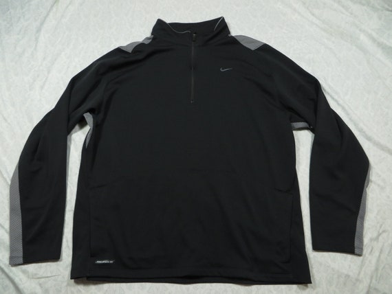 básico Inicialmente Perforar Vintage Nike Sphere Jacket Black Grey Swoosh Pullover 2000s - Etsy