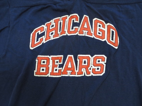 Vintage Bears Jersey Champion Chicago Blue Orange… - image 3
