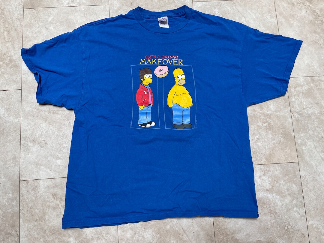 New Simpsons Pop Culture Graphic Tee blue  ;;; XL... main image 0