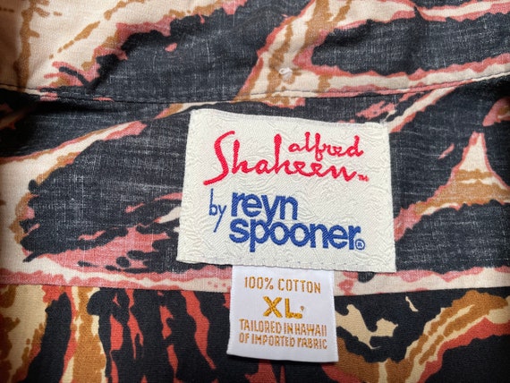 Vintage Reyn Spooner Hawaiian Shirt Popover Brown… - image 4