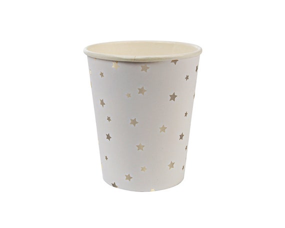 Toot Sweet Silver Star Paper Cups, Party Supplies, Tableware Il_570xn