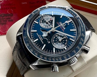 Omega Speedmaster Professional Moonwatch Moonphase 2022 Speedmaster Moonphase blue dial 30433445203001