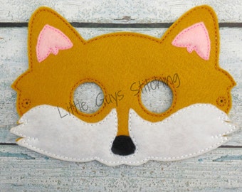 Fox Children's Mask, Dress Up, Theater, Pretend Play, Face mask, Imaginitive Play