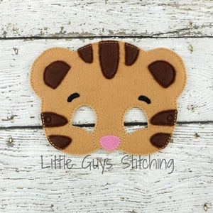 Little Tiger Mask for Kids Pretend Play, Halloween Costumes, and Theater