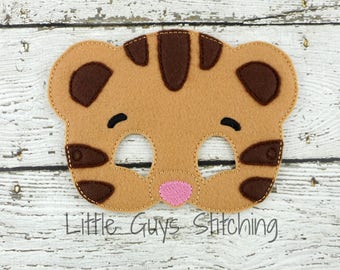 Little Tiger Mask for Kids Pretend Play, Halloween Costumes, and Theater