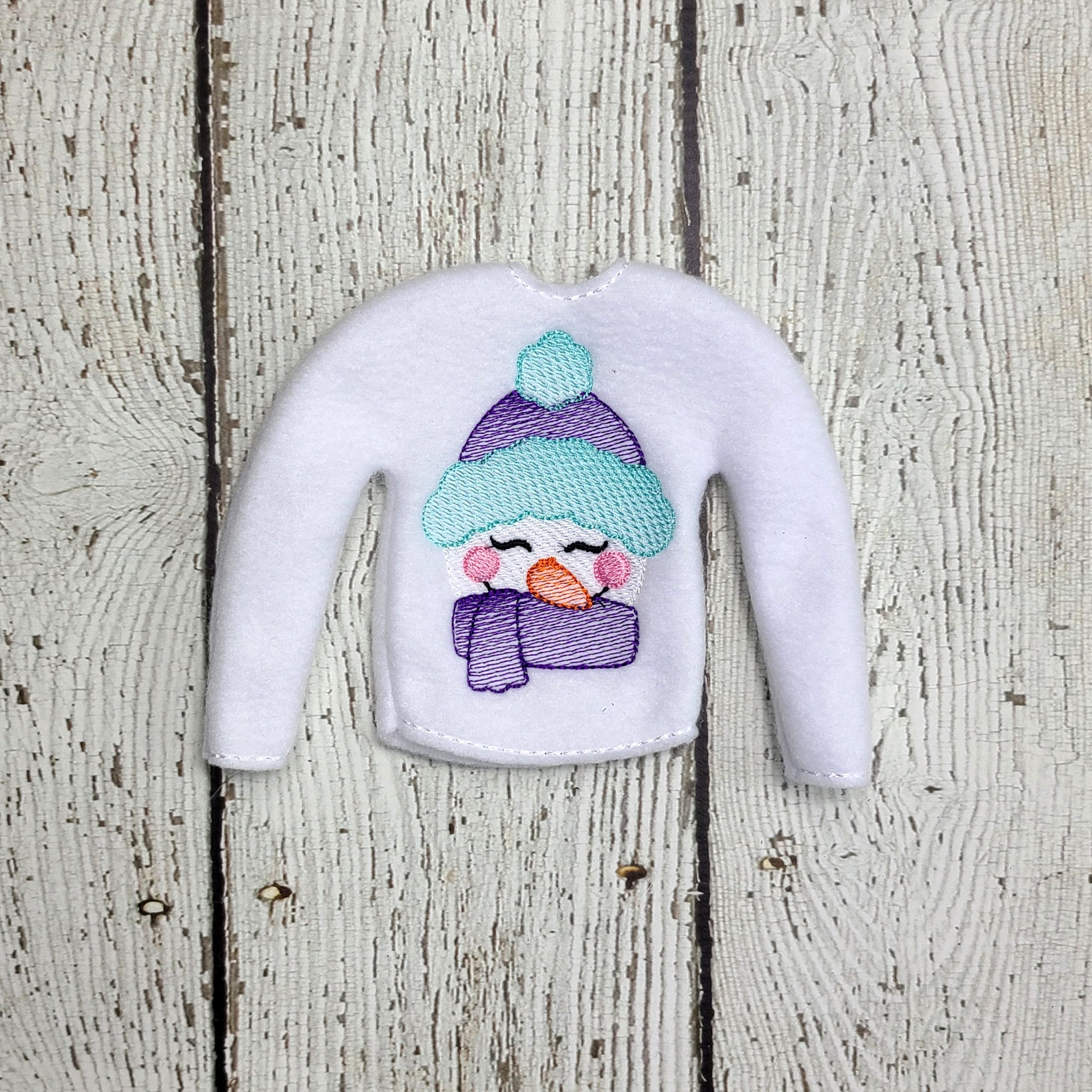 Snowman Snow girl Elf Sweater, Christmas Elf Costumes and Clothing, Elf Props and Kits