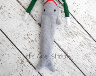 BEST SELLER!! - Christmas Elf Shark Costume Blanket, Elf Clothing, Acessories and Props, Family Christmas Traditions, Elf Sleeping Bag