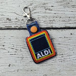 Cart Coin Holder Keychain - Aldi Quarter Keeper Accessory