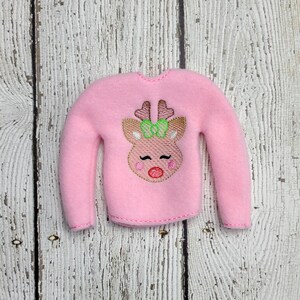 Reindeer Girl Elf Sweater, Christmas Elf Costumes and Clothing, Elf Props and Christmas Kits