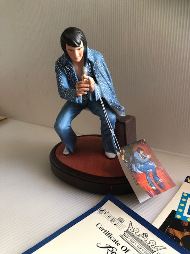 Elvis In Concert Las Vegas Ceramic Figurine | Etsy