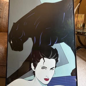 Vintage Framed Patrick Nagel - Etsy
