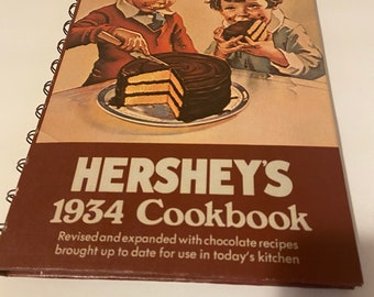 Livre de cuisine Hershey's 1934 1971 sixième impression