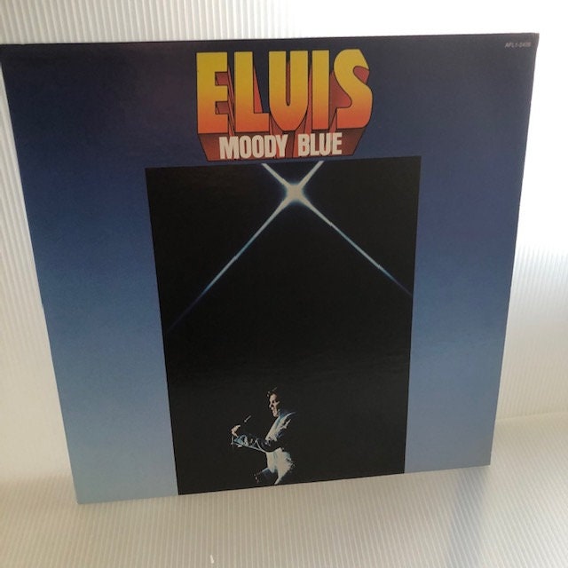 Elvis moody Blue Blue Vinyl Rare Highly Collectible 1977 Etsy
