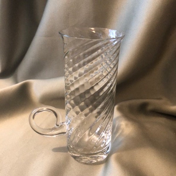 Cappuccino Or Expresso  "Set of Four"  Unique Glassware   Collectible