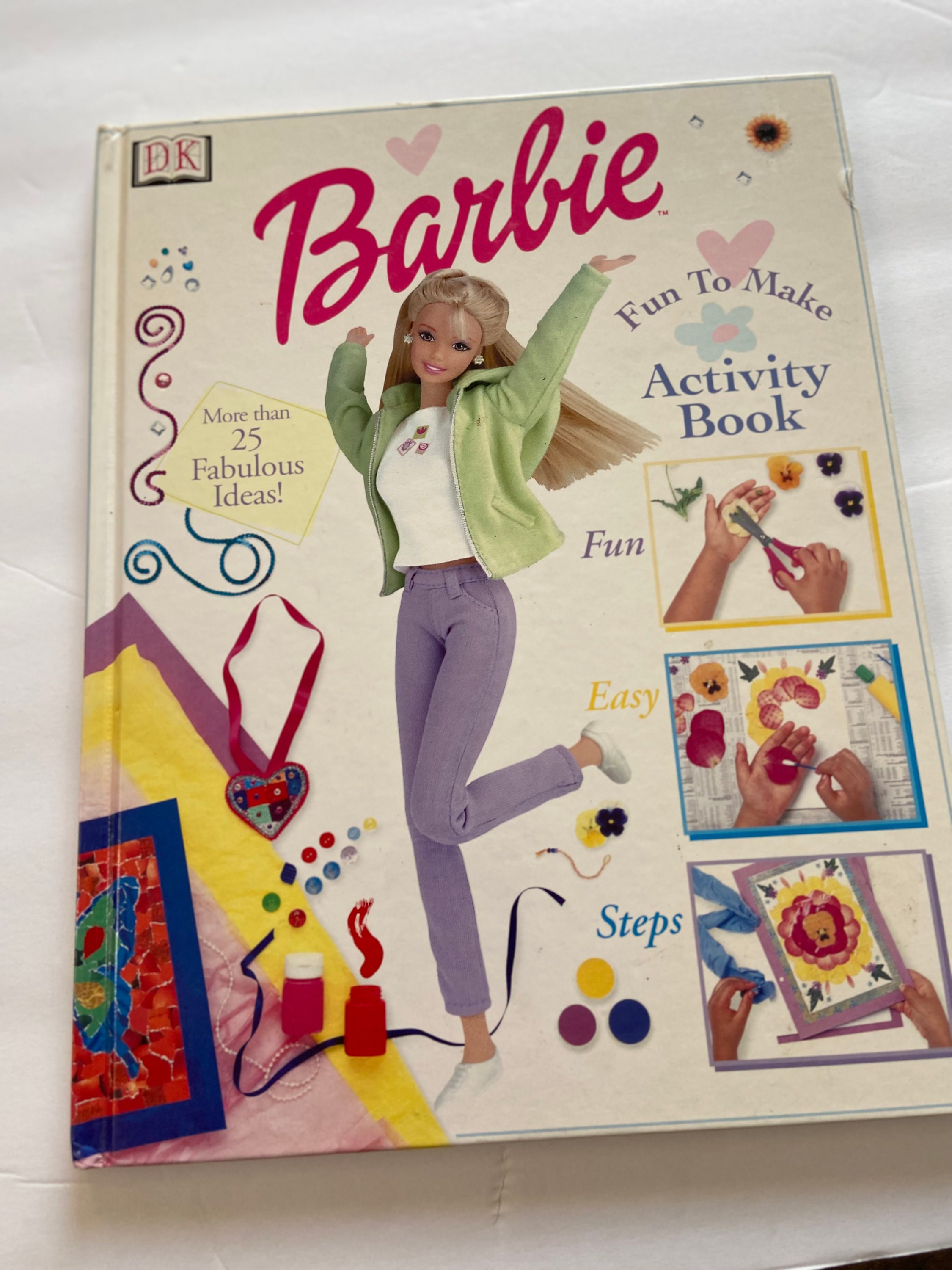 Barbie fabulous fashion activity book sale