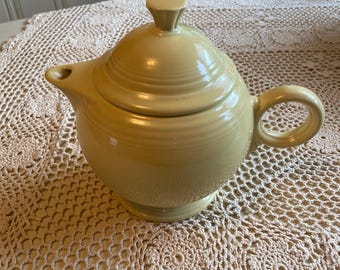Fiesta Original Yellow Teapot Made in the USA Collectible and Rare