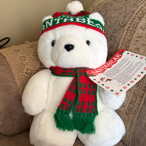 1986 Santa Bear - Etsy
