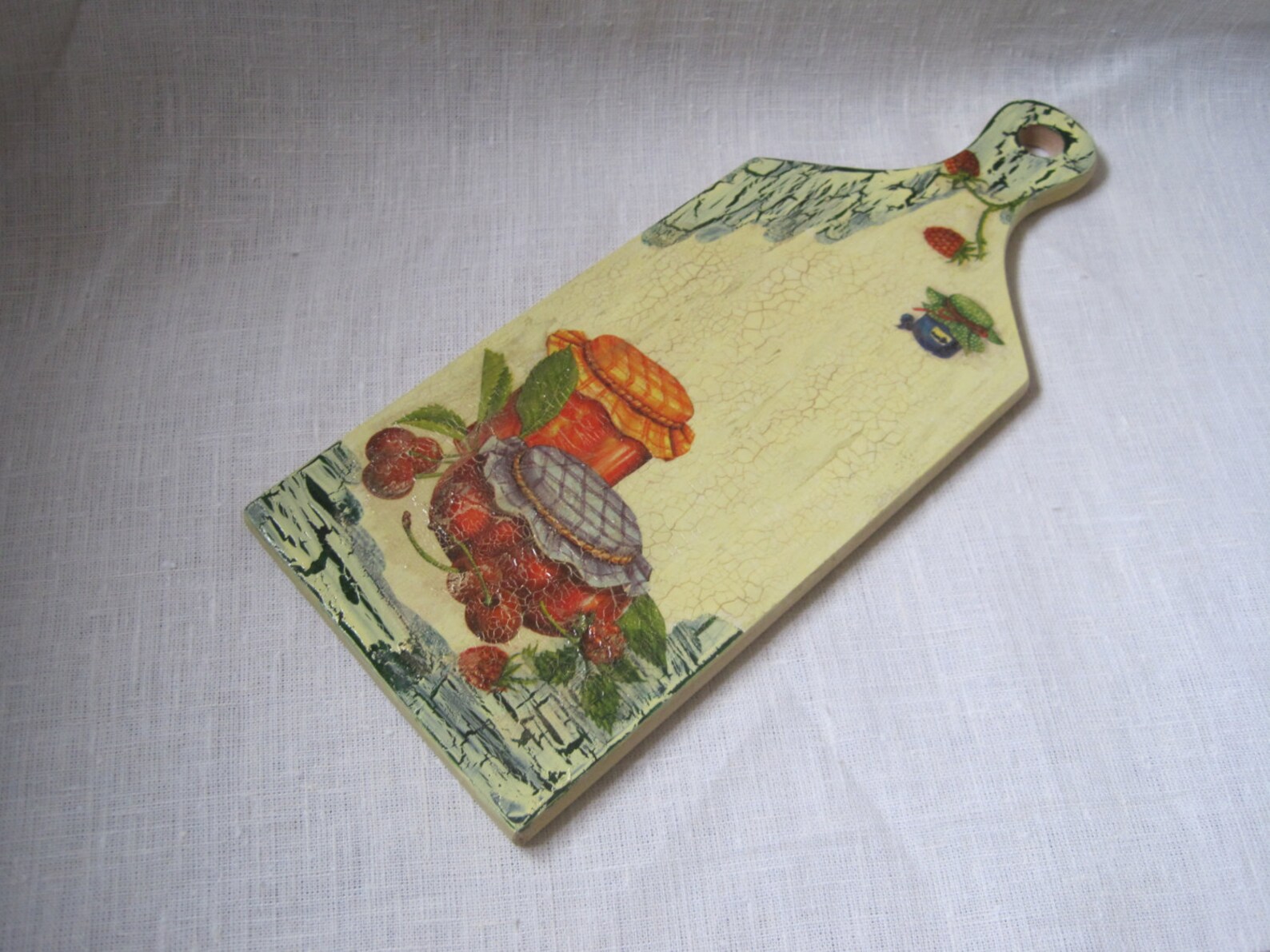 Wooden Decoupage Cutting Board kitchen Decor kitchen Board Etsy