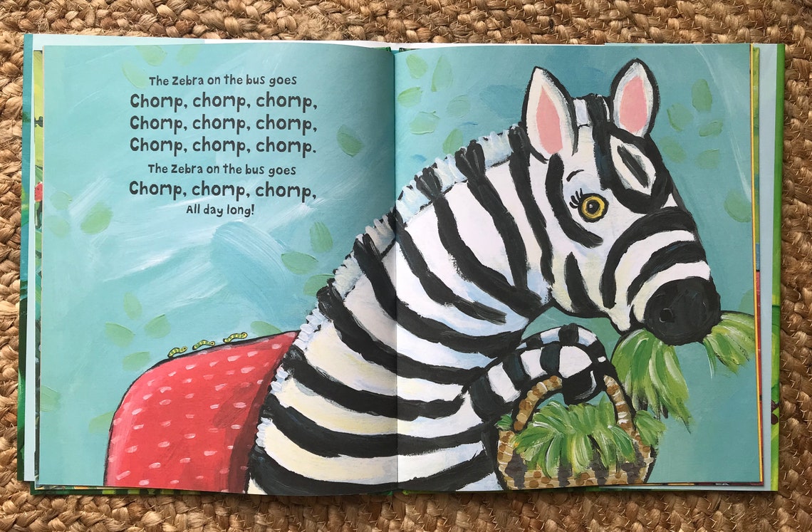 The Wheels on the Bus Signed Children's Book Etsy Denmark