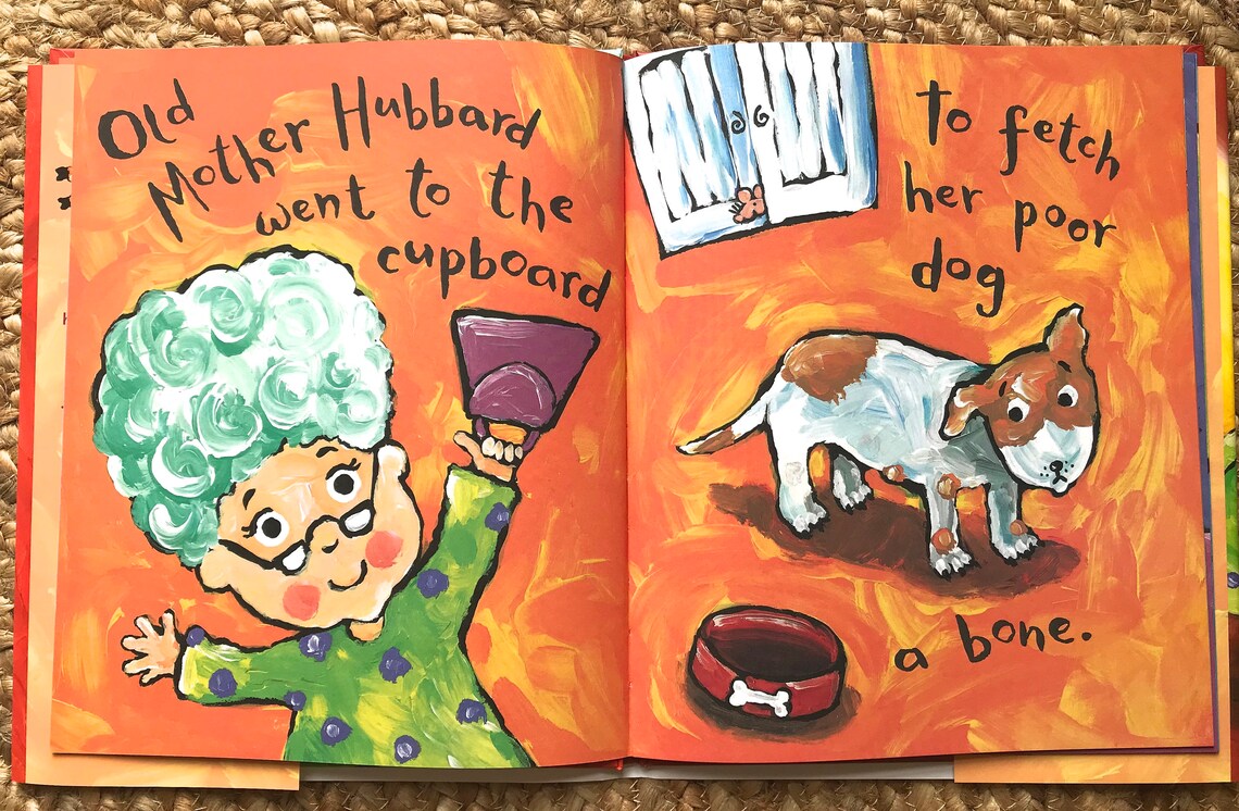Old Mother Hubbard, Signed Children's Book Etsy