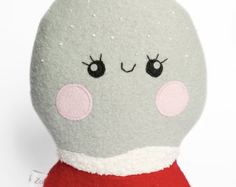 Peluche boule à neige, Miracle - Collection Christmas Time - Coussin/ Doudou de noël pour enfant Caro & Zolie