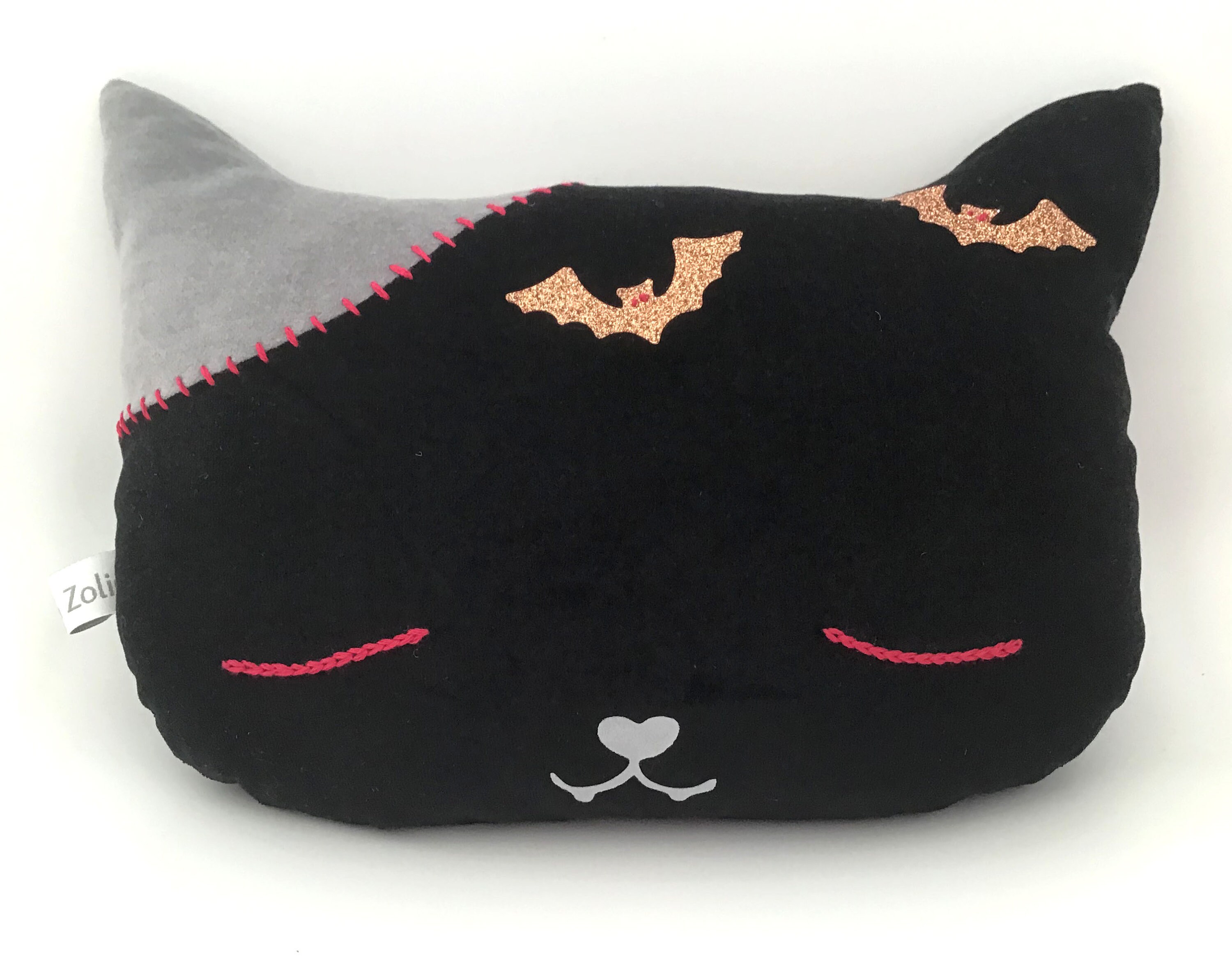 Halloween Cat, Chat Noir, Coussin Enfant