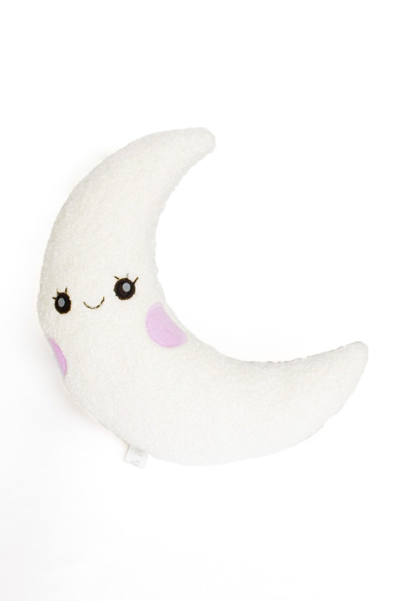 Peluche lune magique, Luna Collection Rêveries Poétiques Coussin/ Doudou pour enfant Caro & Zolie image 1