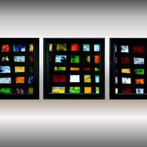 acrylic art painting on canvas, colorful modern art
