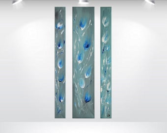 abstraktes Gemälde Landschaftsbild Leinwandbild Acrylbild Wandbild Kunstwerk moderne Kunst direkt vom Künstler Bild Wohnzimmer Loft