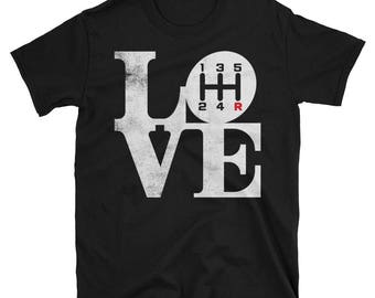 Manuelle Getriebe Liebhaber Unisex T-Shirt