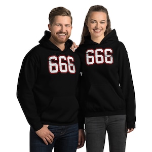 666 The Number of The Beast Unisex Hoodie
