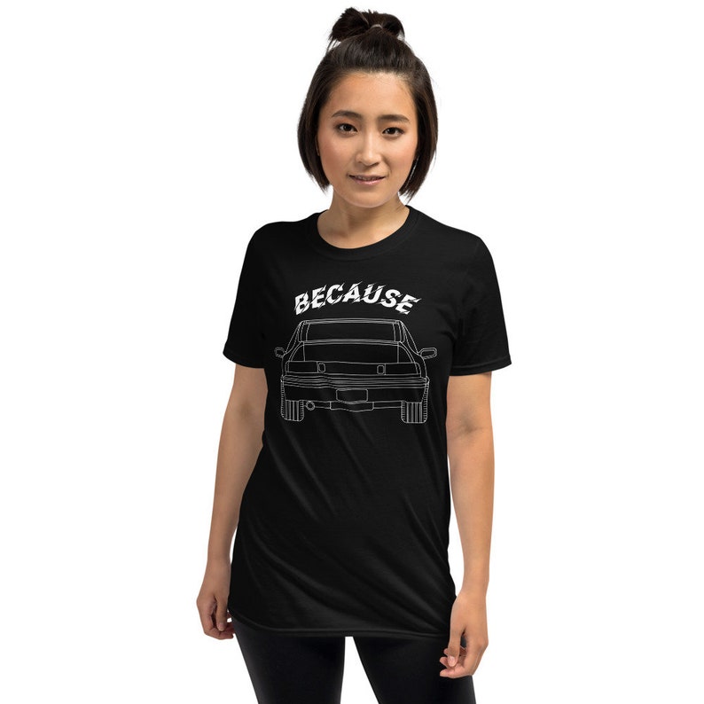 Because JDM Cars Vintage CRX Short-Sleeve Unisex T-Shirt image 4