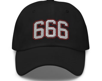 666 The Number of The Beast Dad hat