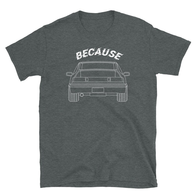 Because JDM Cars Vintage CRX Short-Sleeve Unisex T-Shirt image 6