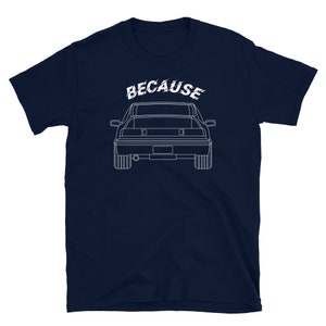 Omdat JDM Cars Vintage CRX Short-Sleeve Unisex T-shirt afbeelding 5
