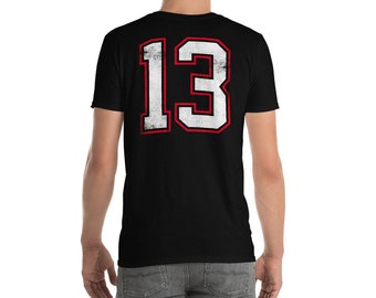 Number 13 Unisex T-Shirt [Let us know if you want to change the numbers] Back Printed