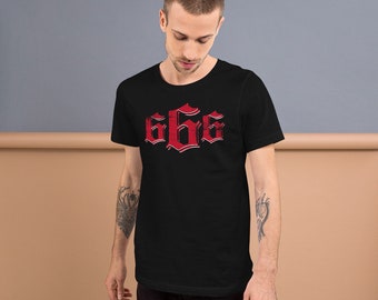 666 The Number of The Beast Unisex T-Shirt