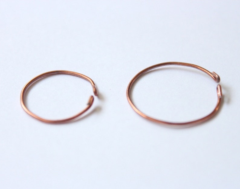 Set of 10 or individual Copper Rings