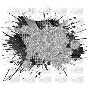 Silver Toe Center Piece Background ONLY