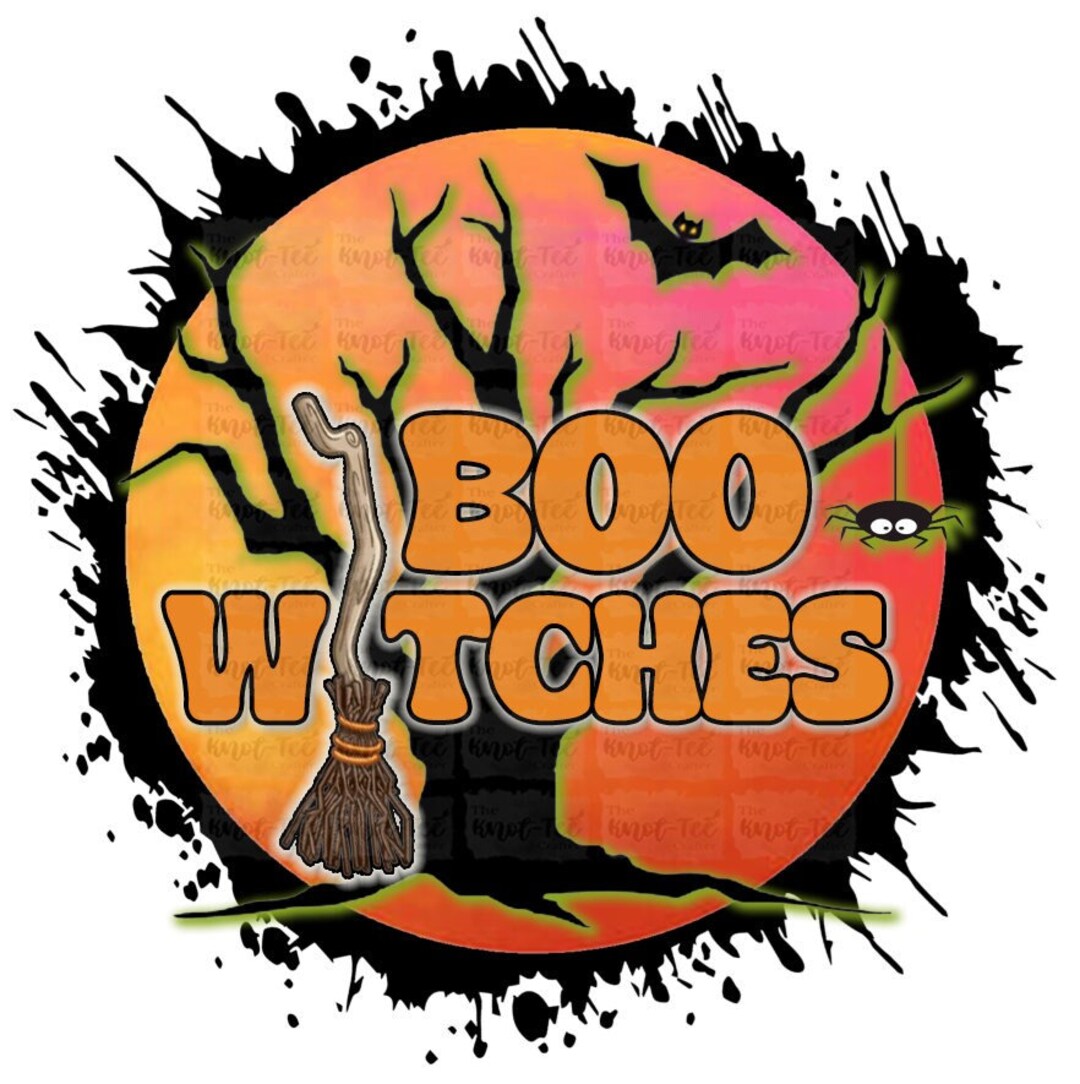 Boo Witches PNG DOWNLOAD ONLY - Etsy